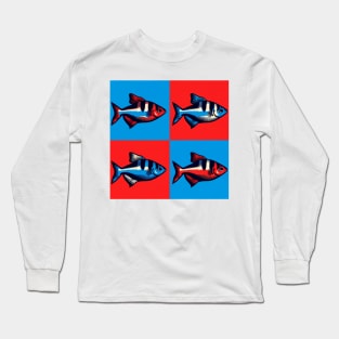 Neon Tetra - Cool Tropical Fish Long Sleeve T-Shirt